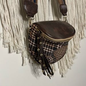Mini plaid crossbody